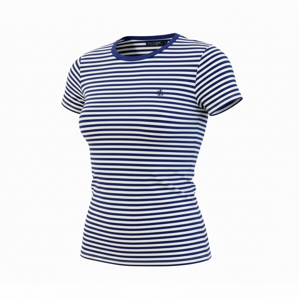 Lauren Ralph Lauren Nautical Stripe Cotton Tee Shirt XL
